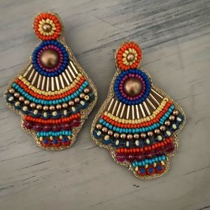 Custom Colorful Beaded Earring Listing for @mariss